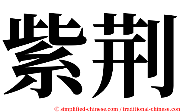 紫荆 serif font