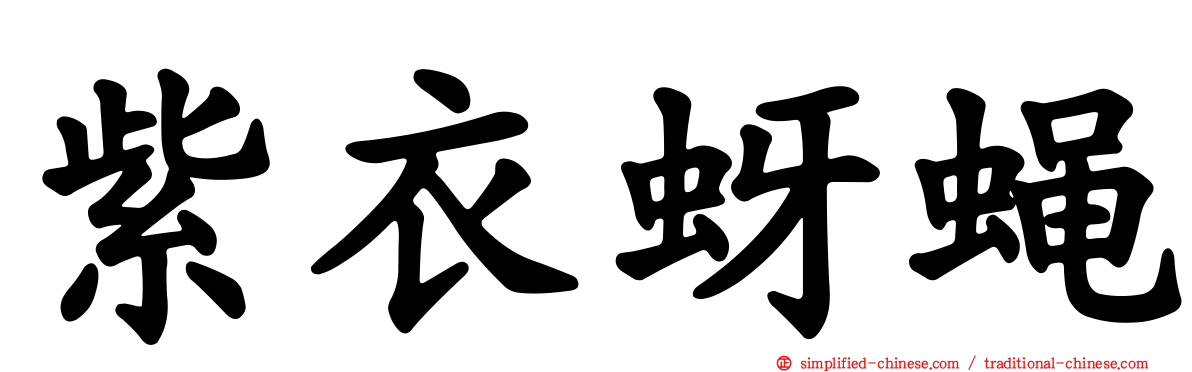 紫衣蚜蝇