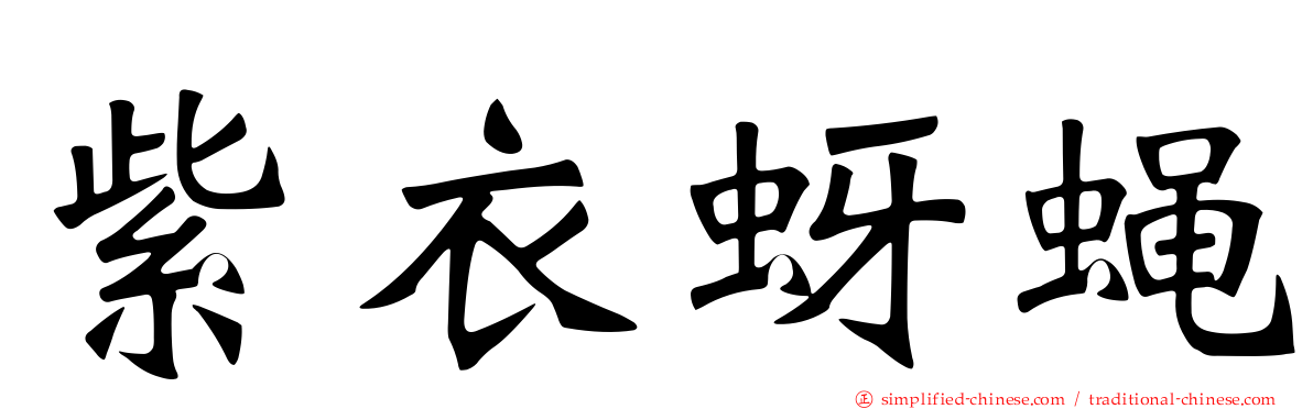 紫衣蚜蝇