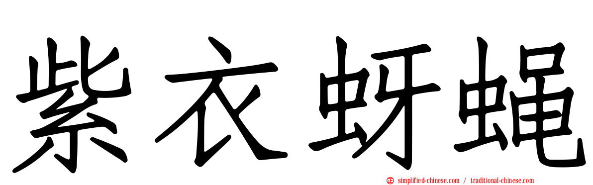 紫衣蚜蝇
