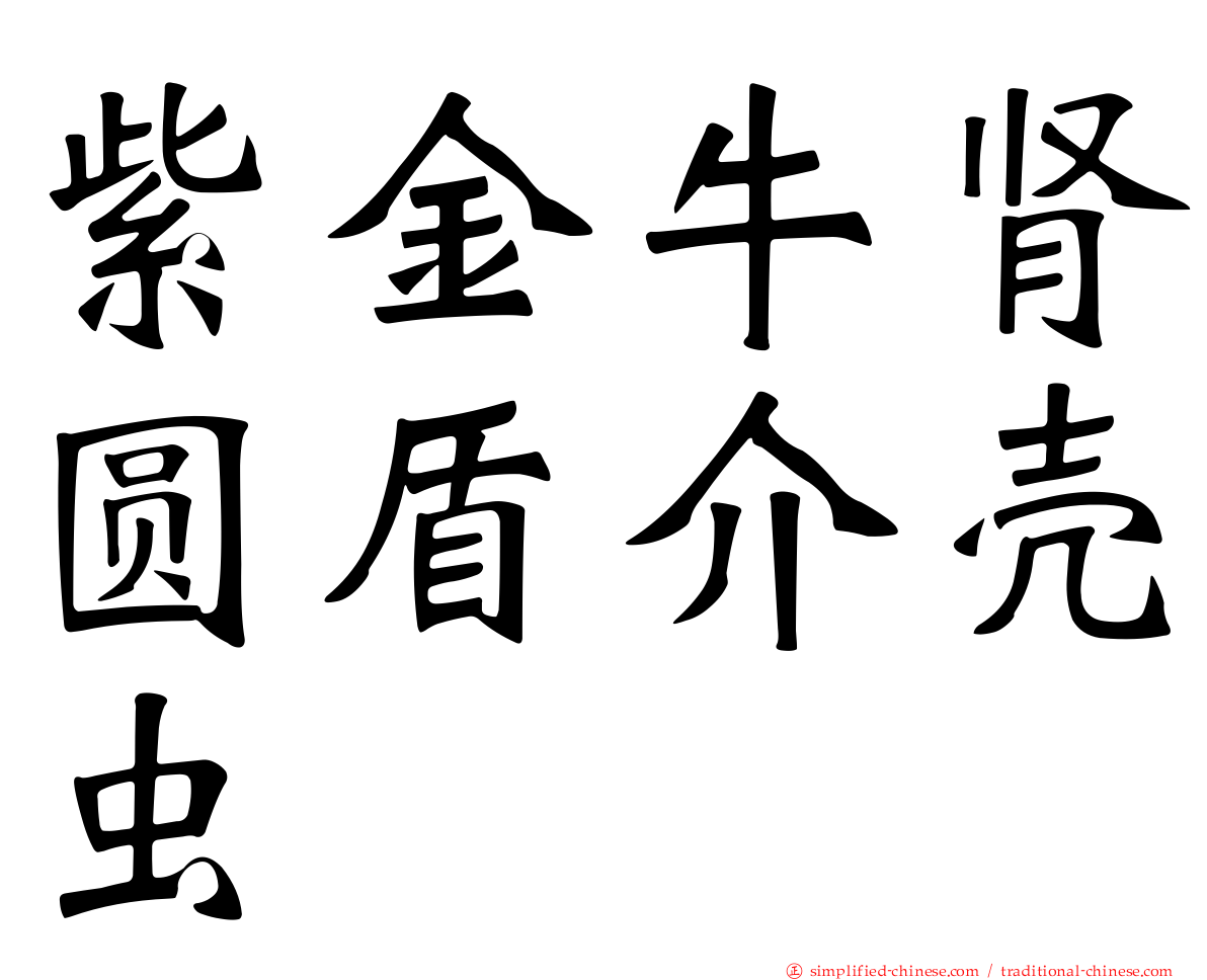 紫金牛肾圆盾介壳虫