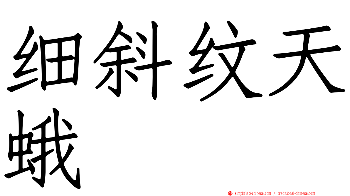 细斜纹天蛾
