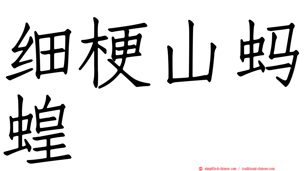 细梗山蚂蝗