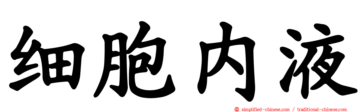 细胞内液