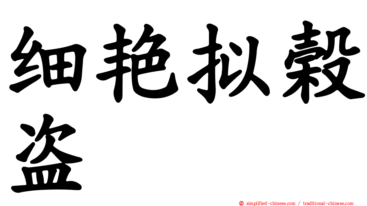 细艳拟榖盗