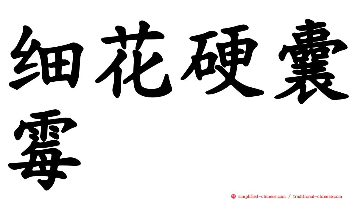 细花硬囊霉