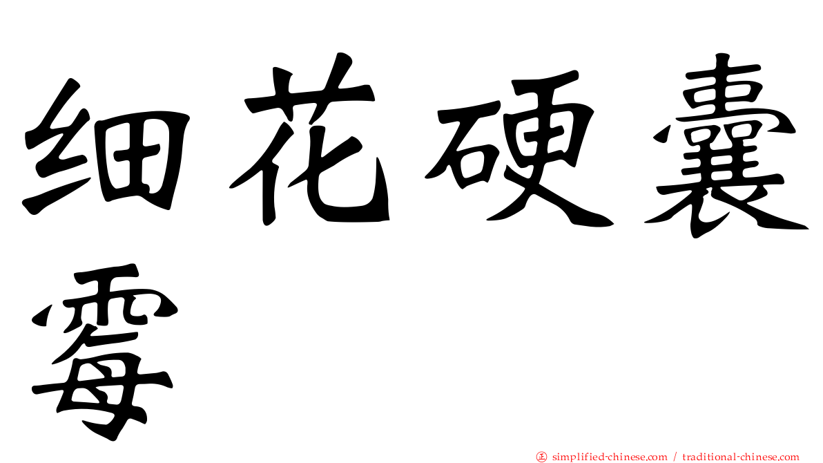 细花硬囊霉