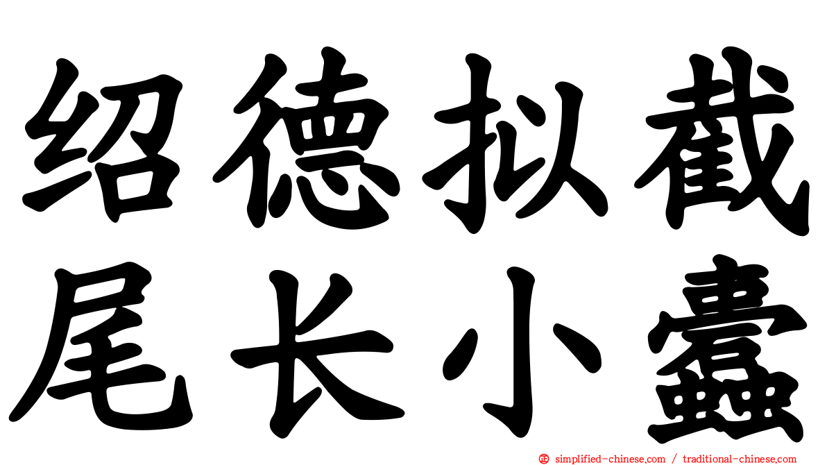 绍德拟截尾长小蠹