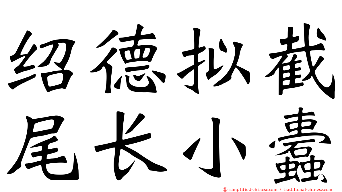 绍德拟截尾长小蠹