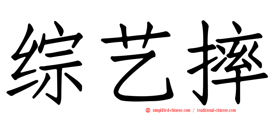 综艺摔