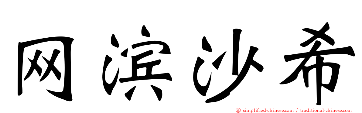 网滨沙希