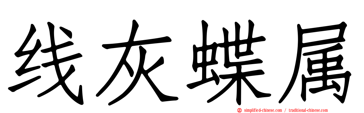 线灰蝶属