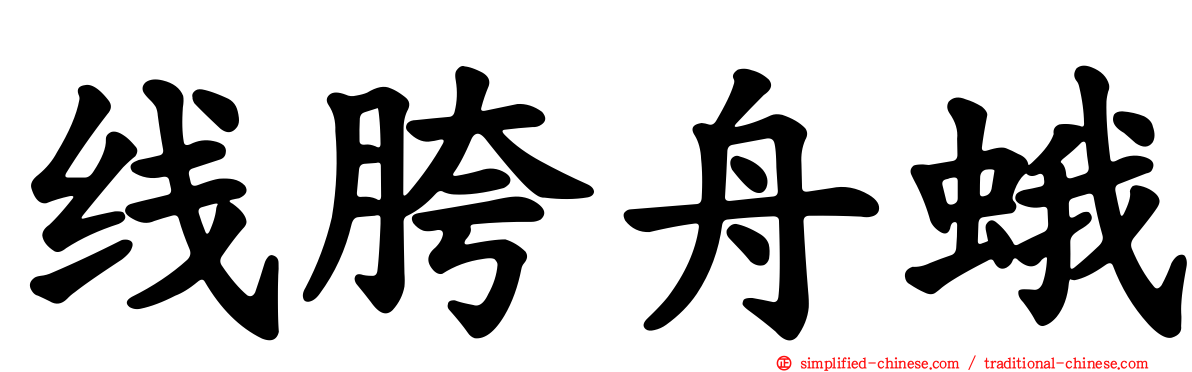 线胯舟蛾