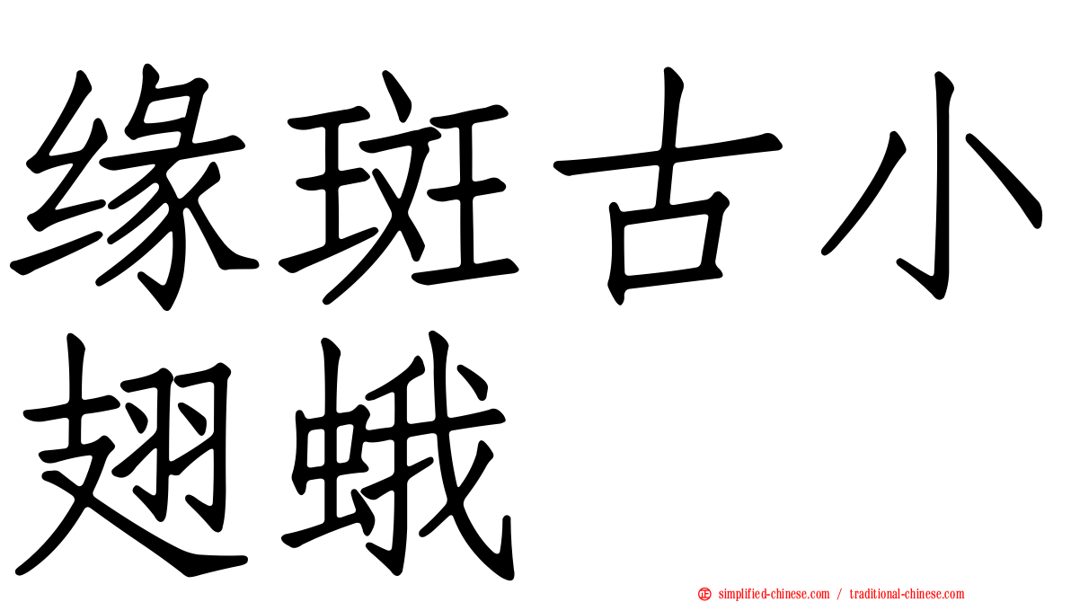 缘斑古小翅蛾
