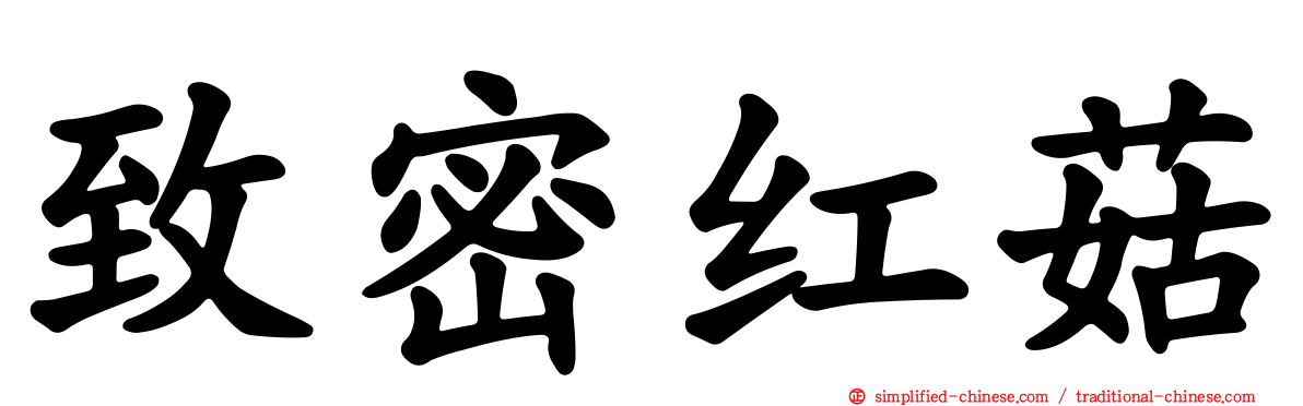 致密红菇