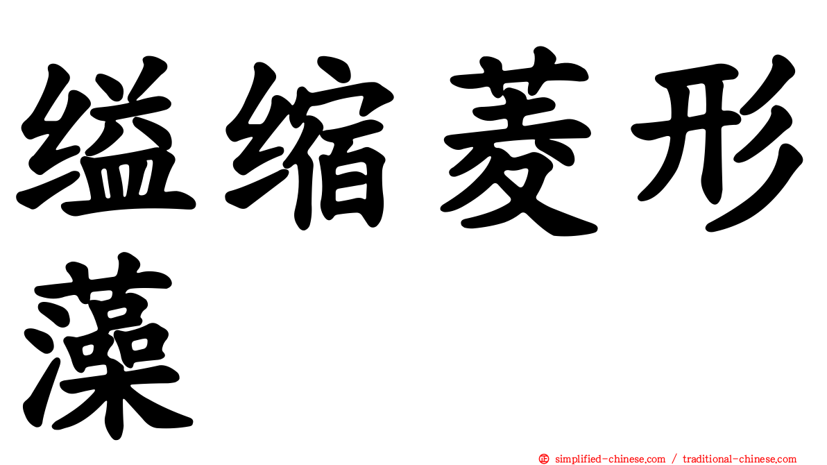 缢缩菱形藻