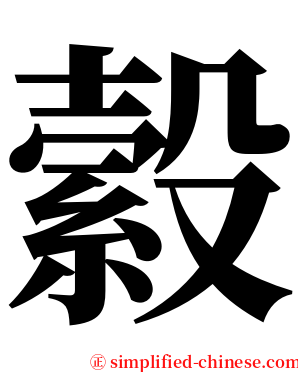 縠 serif font