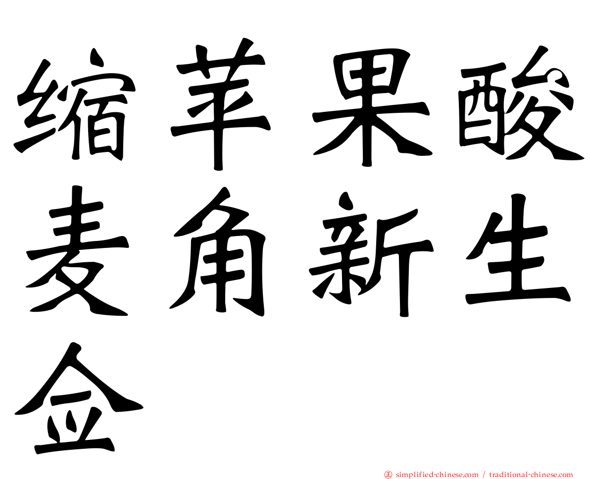 缩苹果酸麦角新生佥