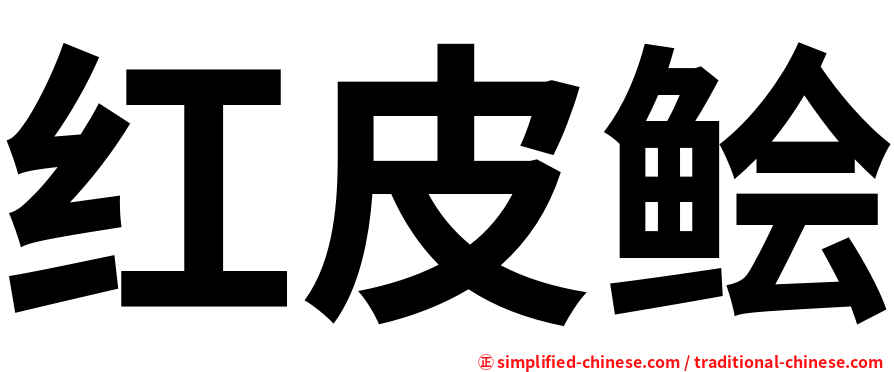 红皮鲙