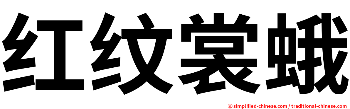 红纹裳蛾