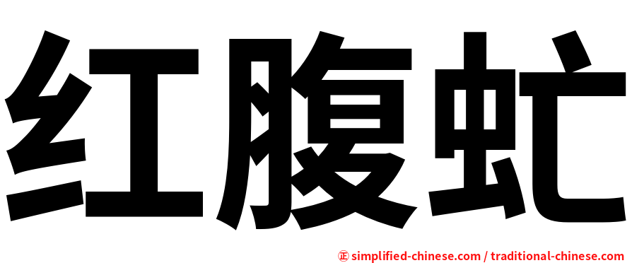 红腹虻