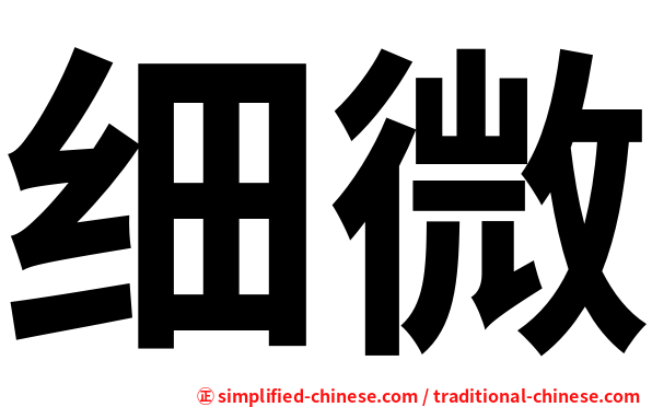 细微
