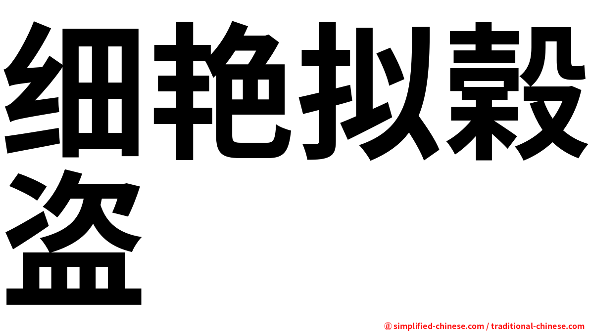 细艳拟榖盗
