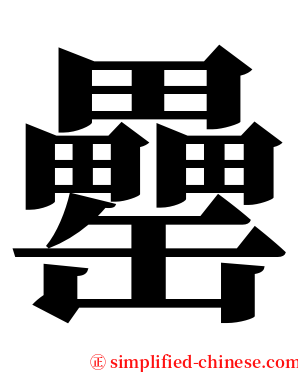 罍 serif font