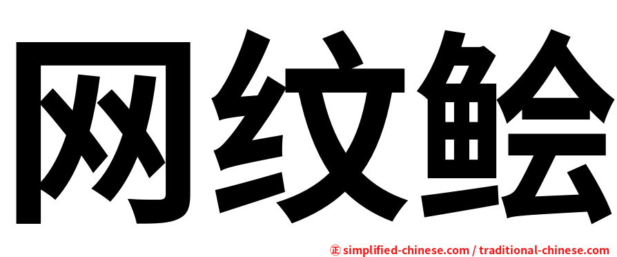 网纹鲙