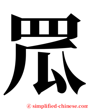 罛 serif font