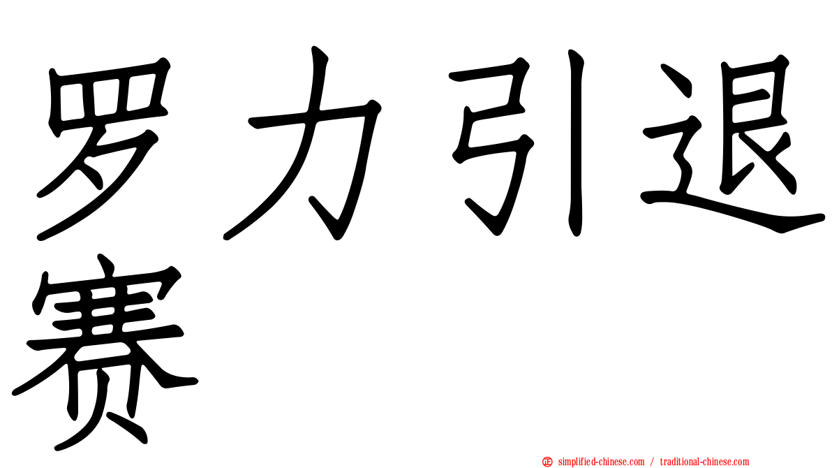 罗力引退赛