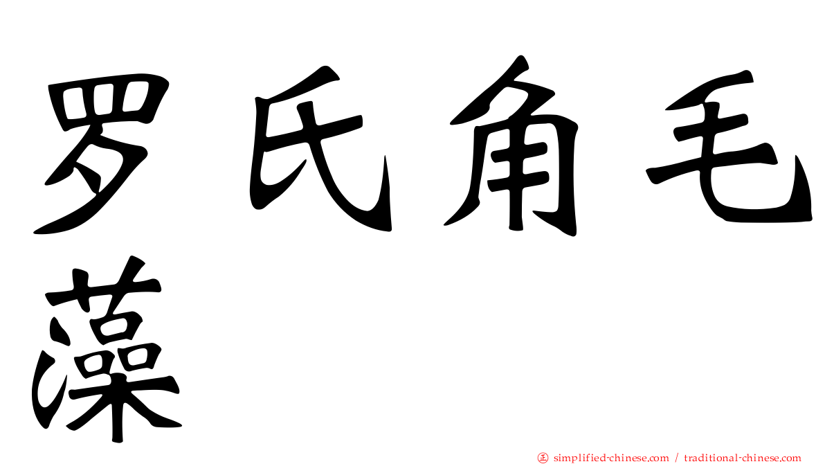 罗氏角毛藻