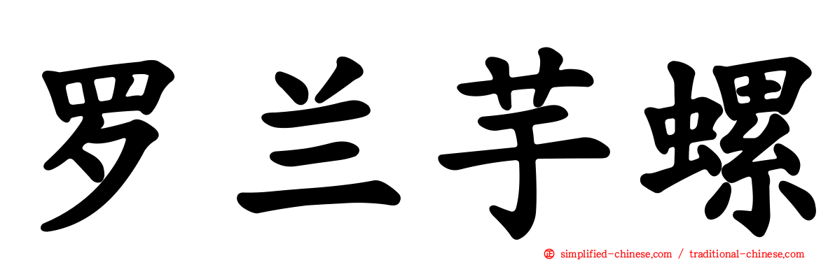 罗兰芋螺