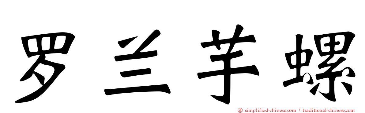 罗兰芋螺