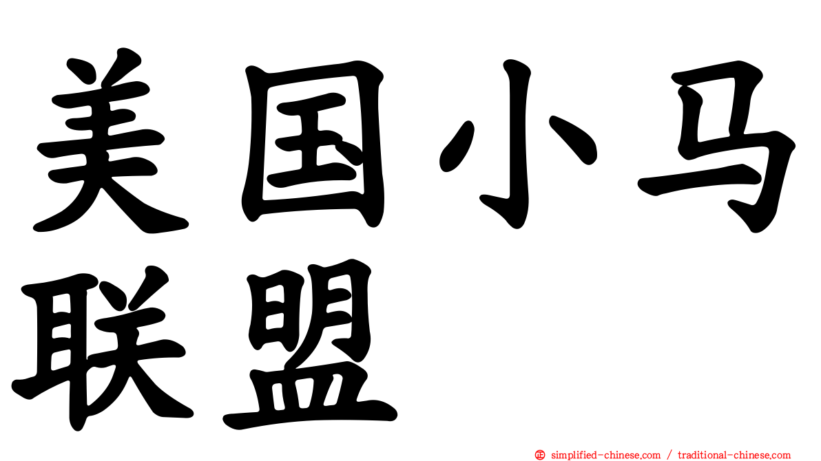 美国小马联盟