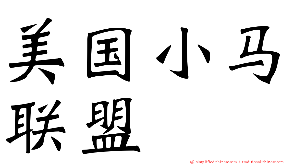 美国小马联盟