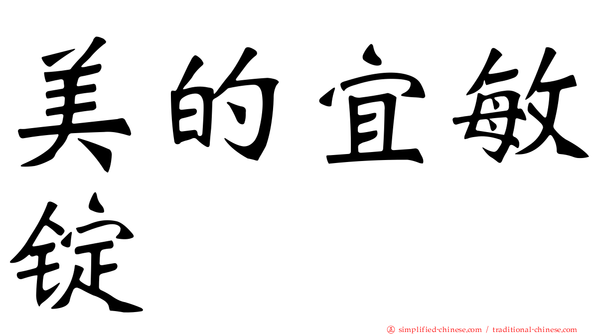 美的宜敏锭
