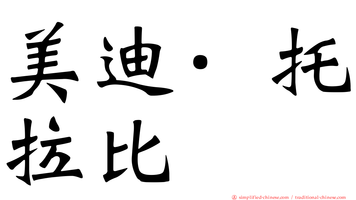 美迪·托拉比
