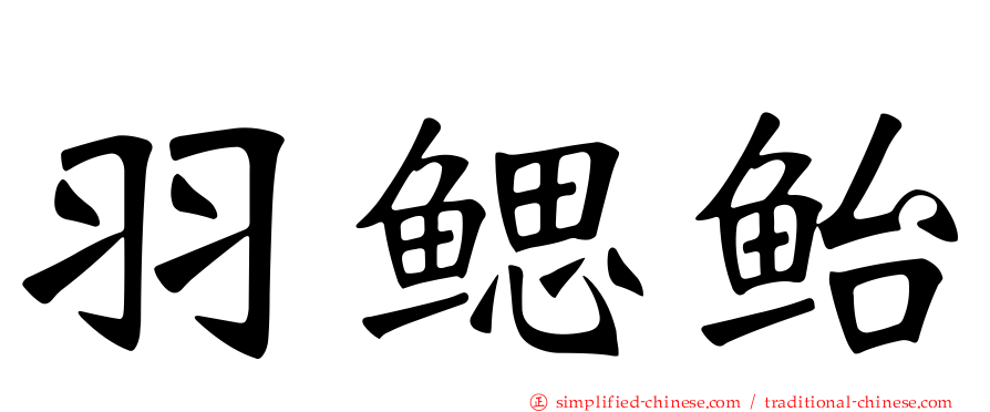 羽鳃鲐