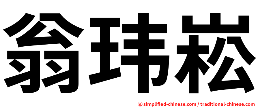 翁玮崧