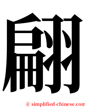 翩 serif font