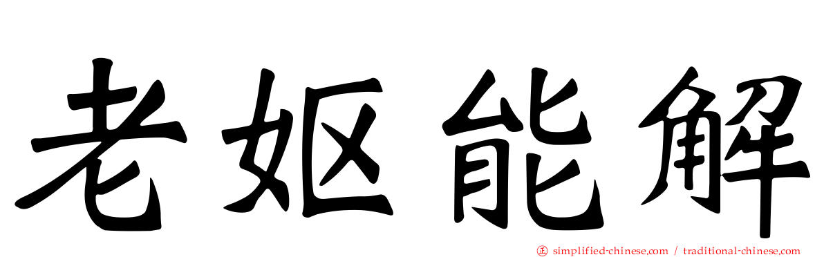 老妪能解