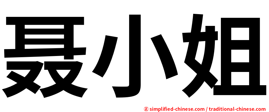 聂小姐
