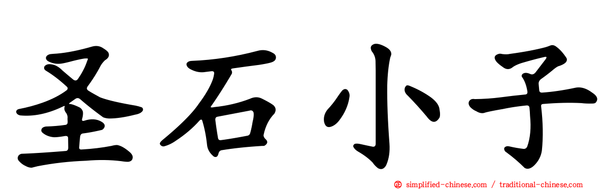 圣石小子