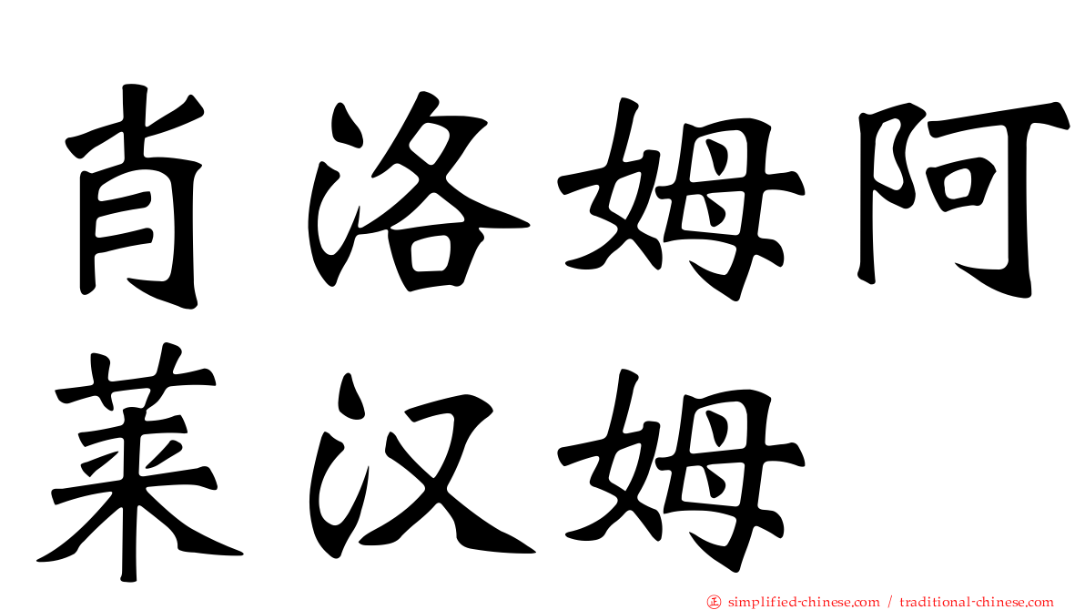 肖洛姆阿莱汉姆