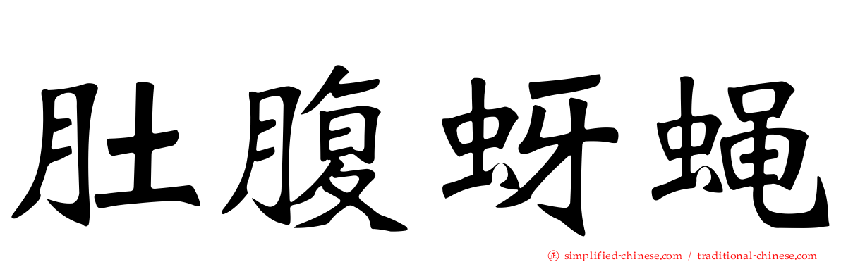 肚腹蚜蝇