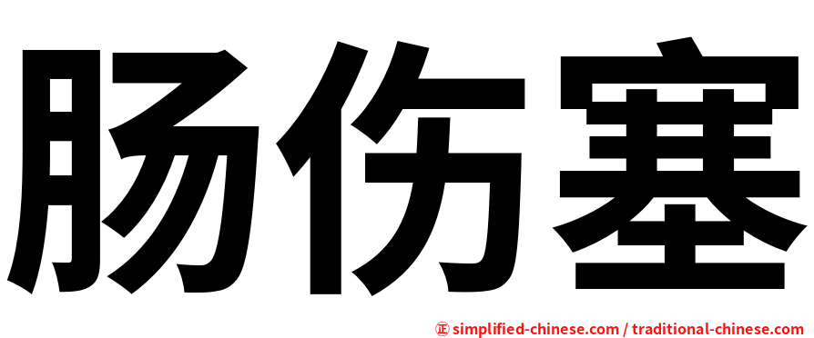 肠伤塞