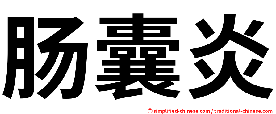 肠囊炎