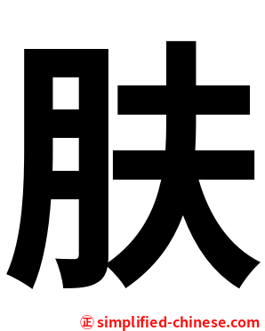 肤