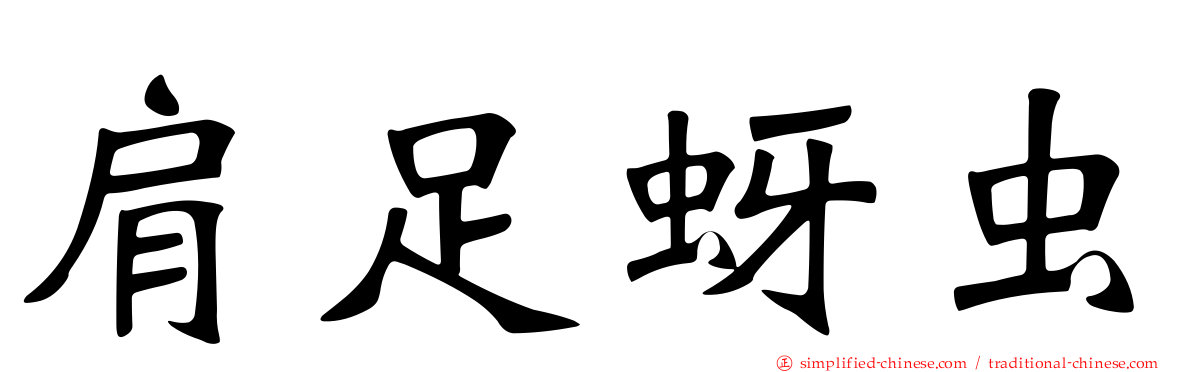 肩足蚜虫